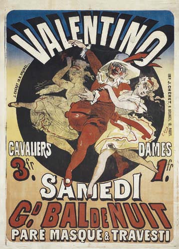 Bal valentino, Cavaliers 3 fr, dames 1fr, Samedi G: Bal de nuit pare masque & travesti