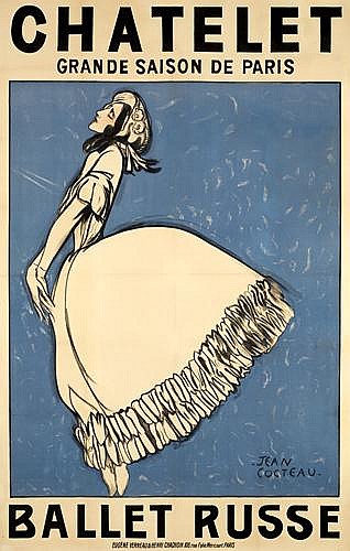 Chatelet, Grande Saison De Paris, Jean, Cocteau., Ballet Russe