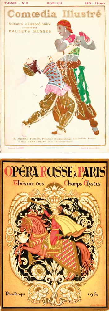 9 annee-n 16 20 mai 1914 prix: 3 fradcs, comoedia illustre, numero extraordinaire, conacre aux, ballets russes, m. michel fokine, et mone vera fokina, opera russe a paris, thextre des chxmps elysees, printemps 1930