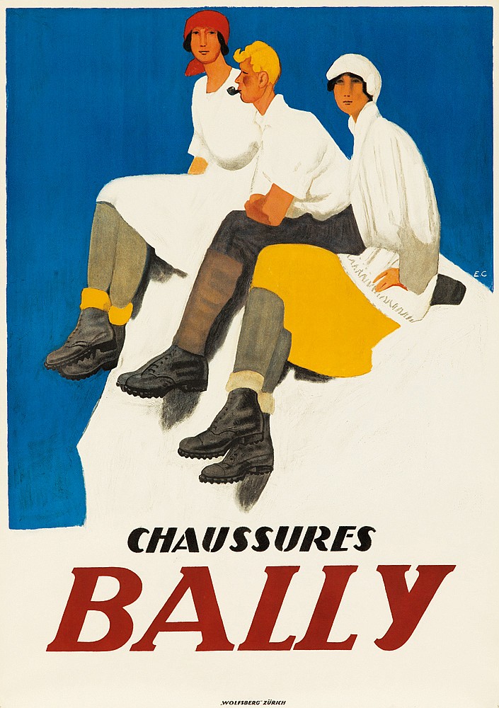 Chaussures, Bally, .Wolfsbero.Zurich