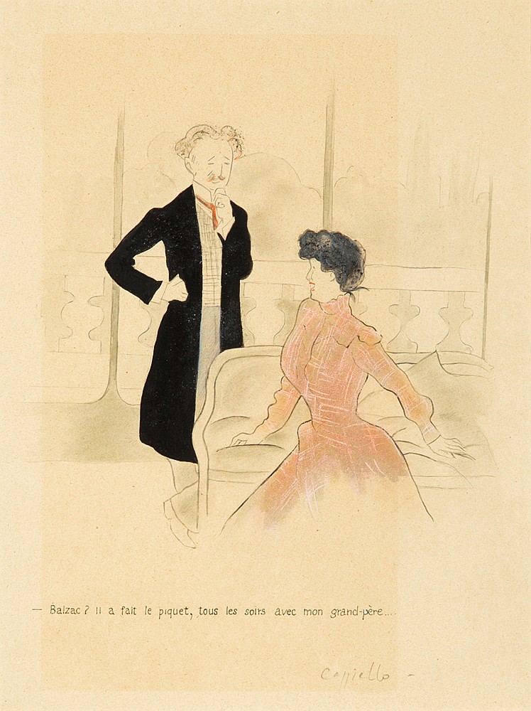 Balzac  A Fait Le Piquet, Tous Les Soirs Avec Mon Grand Pere…J217