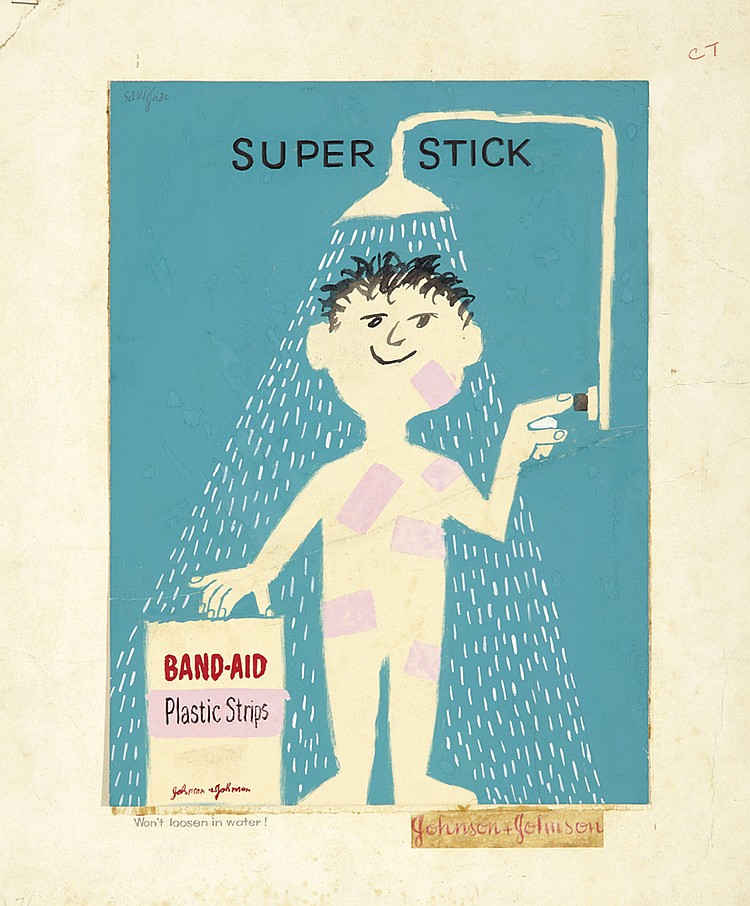 Super Stick, Band-Aid, Plastic Strips, Won’t Loosen In Water!, gohnsen+gohnsen