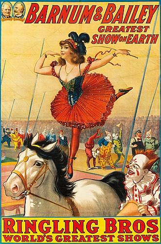 Barnum & Bailey, Greatest, Show On Earth, Ringling Bros, World’s Greatest Shows