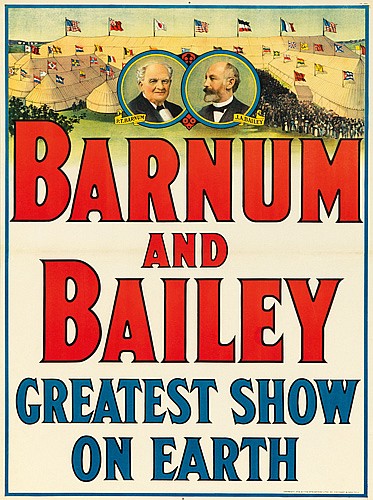 Barnum, and, Bailey, Greatest Show, on Earth