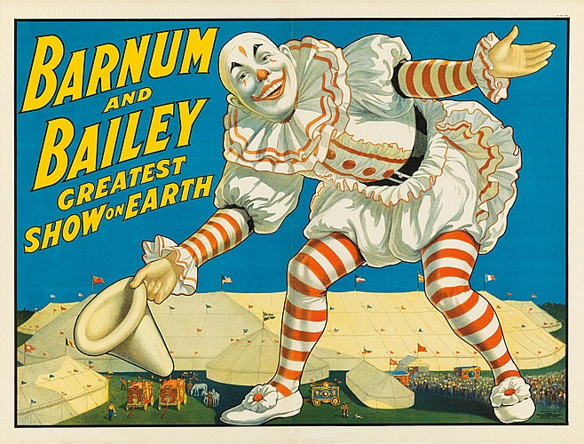 Barnum, and, Bailey, Greatest, Show on Earth