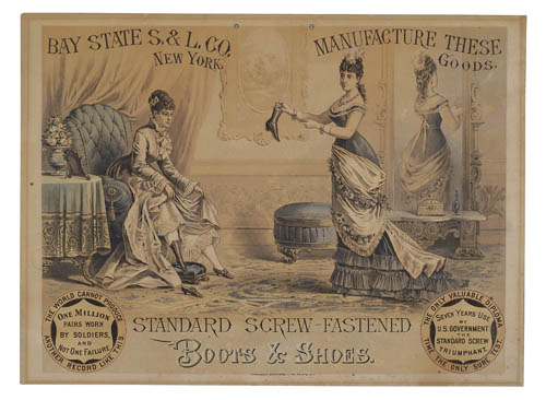 Bay State S. L. Co., new York, Manufacture  These, Goods, Standard Screw Fastened, Boots & Shoes