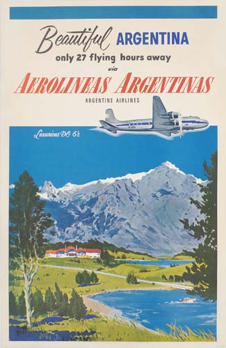 Beautiful argentina only 27 flying hours away via aerolineas argentinas, Argentine airlines