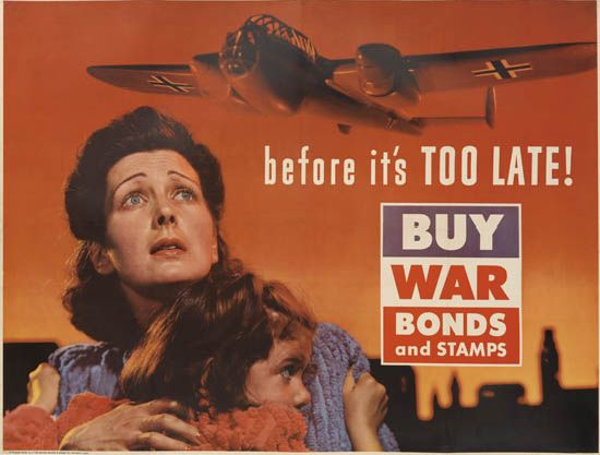 Before It’s Too Late! Buy War Bonds And Stamps.