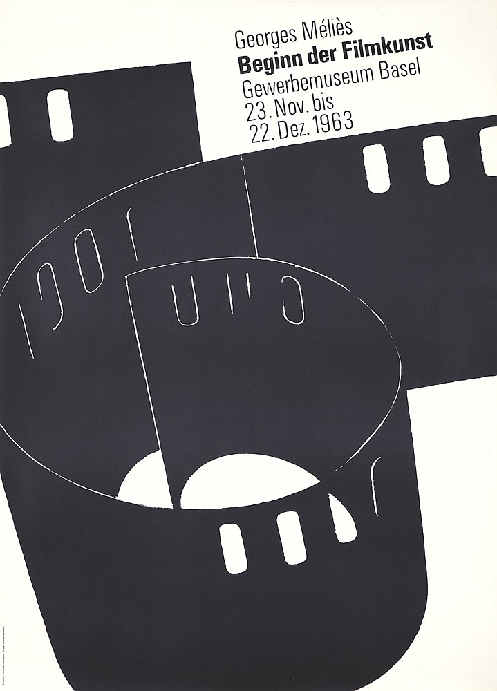Georges Meles, Beginn Der Filmkunst, Gewerbemuseum Basel, 223.Nov. Bis, 22. Dez. 1963