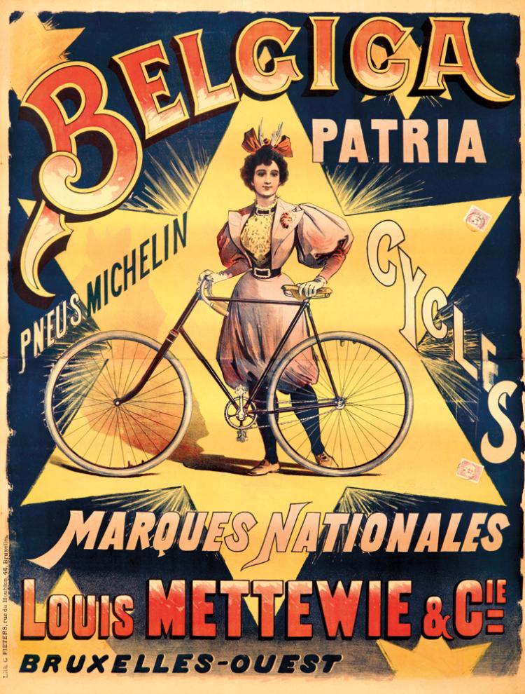 Belgica, Patria, Pneus Michelin, Cycles, Marques Nationales, Louis Mettewie & Cie, Bruxelles-Ouest