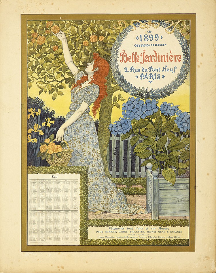 1899, Belle Jardiniere, 2. Rue Du Pont Neuf, Paris, Vetements Tous Faits Et Sur Mesure, Pour Mommes, Dames, Fillettes Jeunes Oens & Enfants