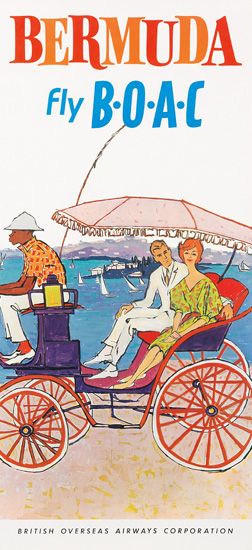 Bermuda, Fly B.O.A.C, British Overseas Airways Corporation