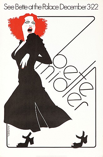 See Bette at the Palace December 3-22, Bette Midler, Amsel