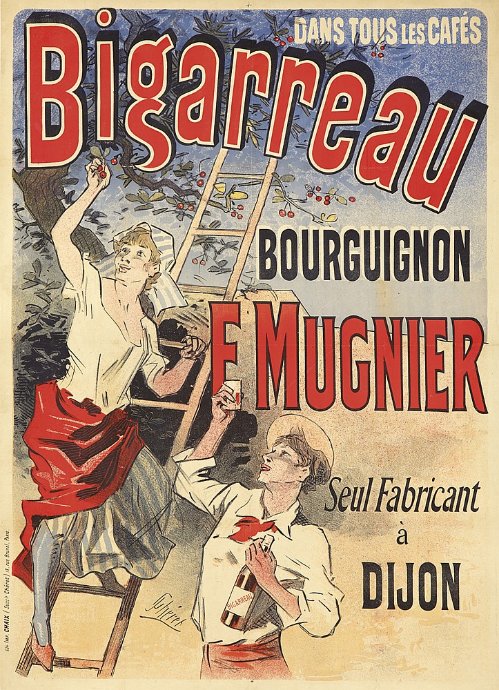 Dans Tous Les Cafes, Bigarreau, Bourguignon, F Mugnier, Seul Fabricant, A, Dijon, Chaix