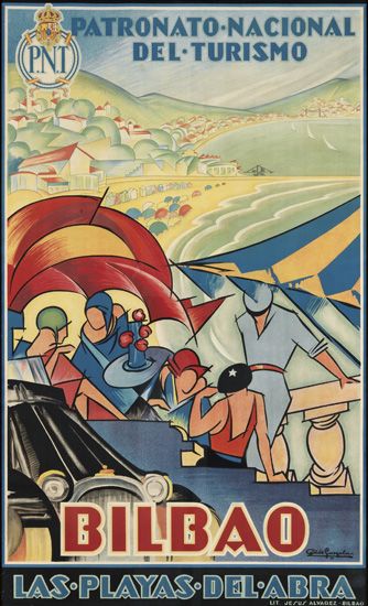 Patronato Nacional Del Turismo, Bilbao Las Playas Del Abra