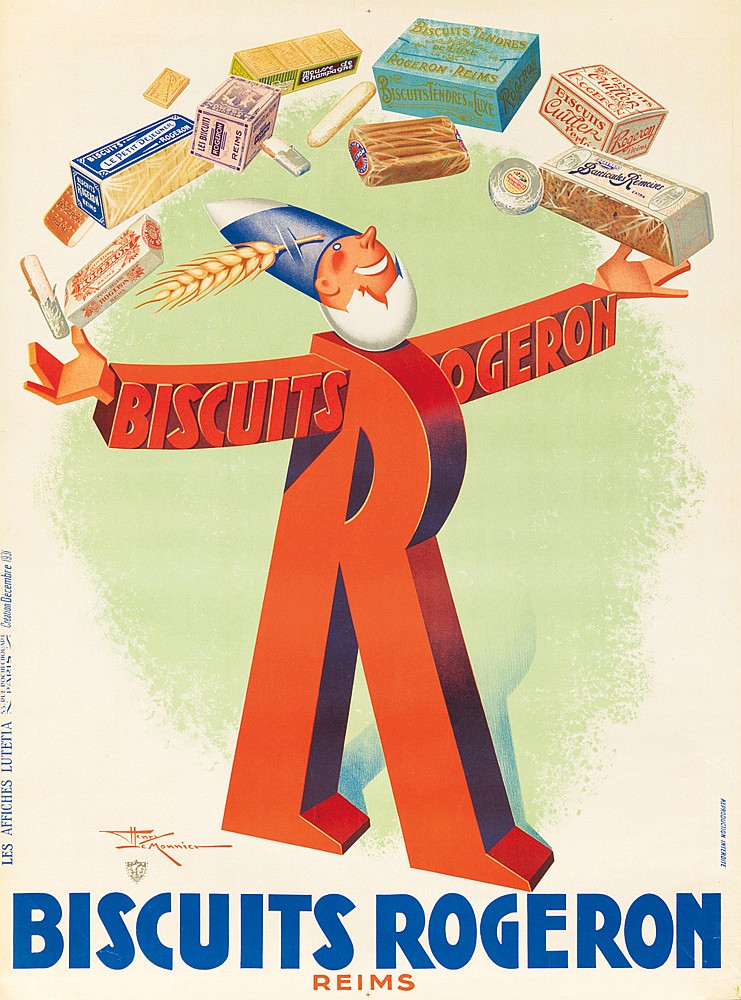 Biscuits, Ogeron, Reims, Les Affiches Lutetia Paris Decembre