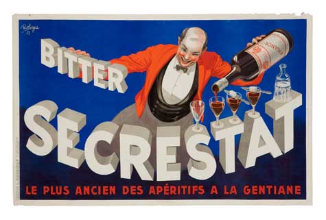 Robys, 35, Bitter, Secrestat, Plus ancien des aperitifs a la gentiane