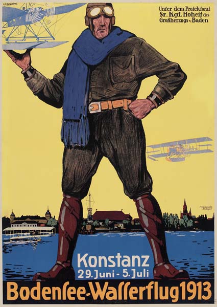 Unier Dem Profekforat, Sr. Kgl.Hoheit des Grobherzogs V Baden, Konstanz 29.Juni-5.Juli, Bodensee-Wasserflug 1913