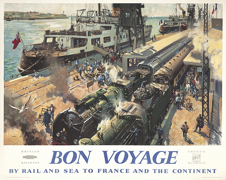 British, Railways, Bon Voyage, French, Sncf, Railways, By Rail And Sea To France And The Continent