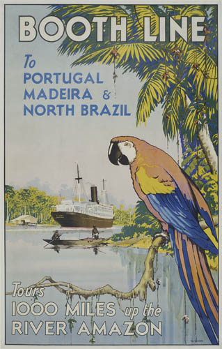 Booth Line, To, Portugal, Madeira & North Brazil, Tours, Looo Miles Up The, River Amazon