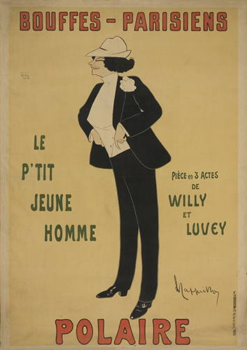 Bouffes Parisiens, Le P’Tit Jeune Homme, Piece en 3 Actes, De Willy Et Luvey, Polaire