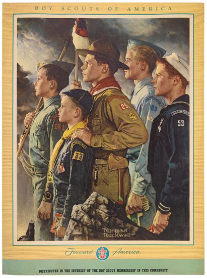 Boy Scouts Of America, Forward America, Distributed in The Interest Of The Boy Scout Membership In this Community