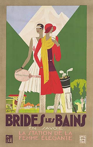 Brides Les Bains, En Savoie, La Station De La Femme Elegante