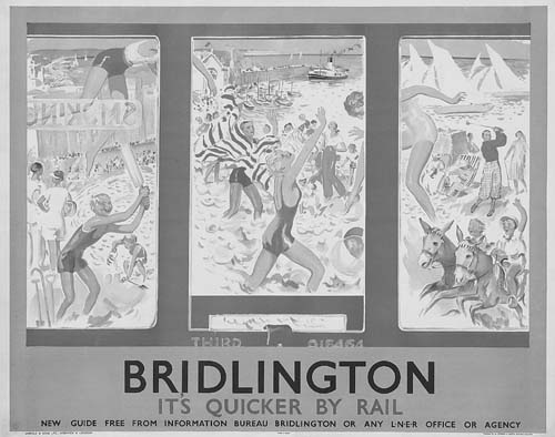 Bridlington, It’S Quicker By Rail, New Guide Free From Information Bureau Bridlington Or Any L·N·E·R Office Or Agency