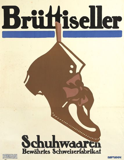 Bruttiseller, Schuhwaaren Bewahrtes Schweizerfabrikat, Reimann,