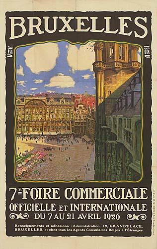 Bruxelles, 7 E Foire Commerciale, Officielle Et Internnationale, Du 7Au 21 Avril 1926