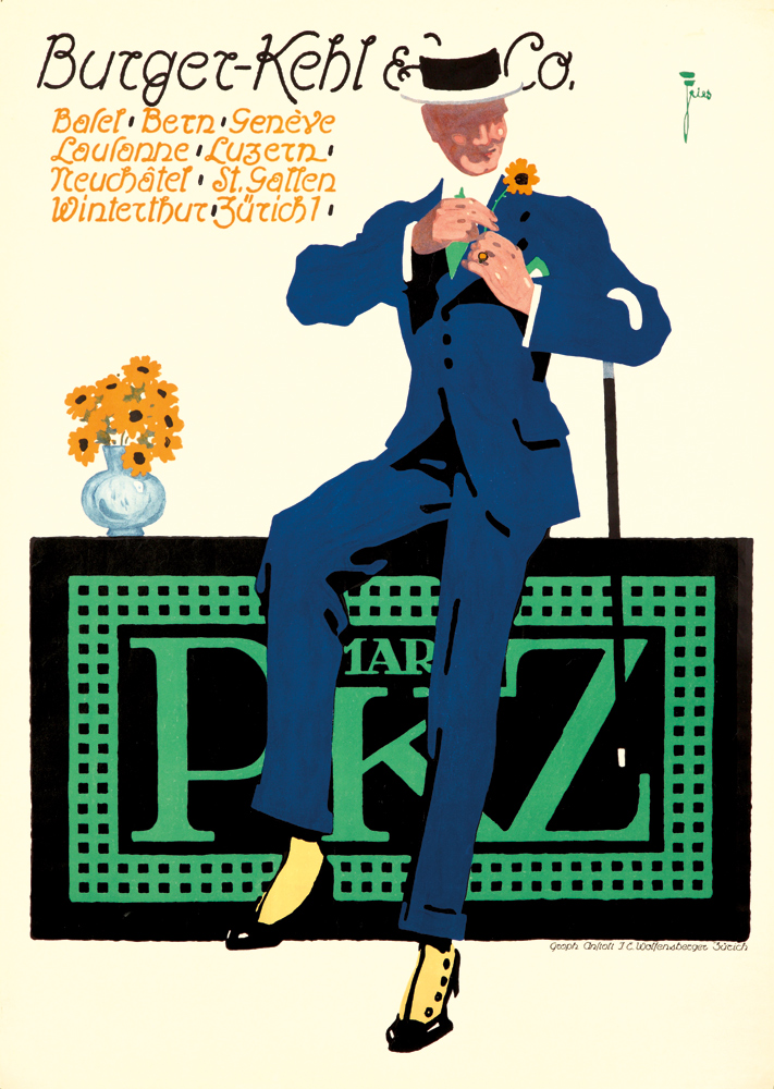Burger-Kehl & Co., Balel, Bern, Geneve, Laulanne, Luzerp, Neuchatel, St.Gallen, WinterThur, Zurich, Mar, PKZ