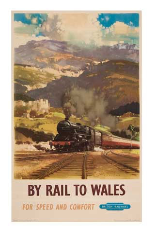 By Rail To Wales, For Speed And Comfort, British Railwaes