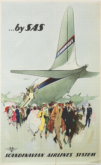 By Sas, Scandanavian Airlines System