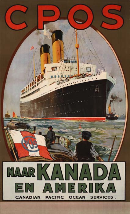 CPOS, Naar Kanada En Amerika, Canadian Pacific Ocean Services