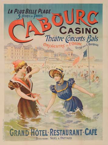 La Plus Belle Plage, 5 Heures N Paris Cabourg, Casinp, Theatre. Concerts. Bals, Orchestre 1.0Rdre, Dirias Pr C.Bourdcau, Grand Hotel. Restaurant. Cafe, Disc, noel& Pattard