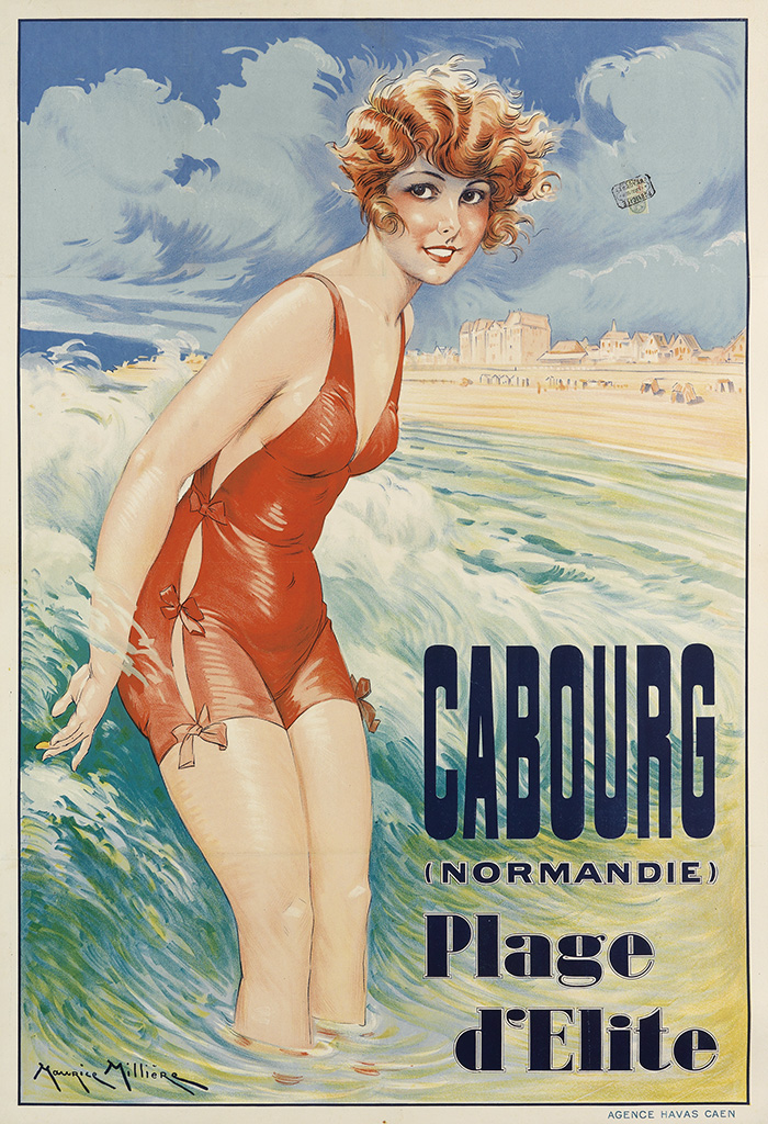 Cabourg, (Normandie), Plage, d’Elite