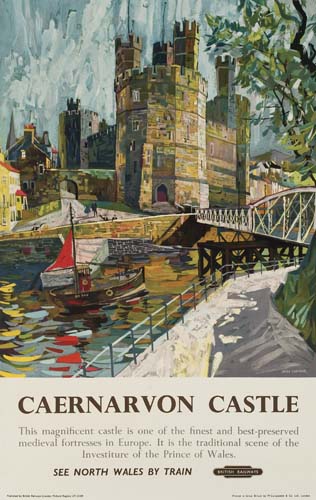 Caernarvon Castle, This Magnificent Castle Is One Of The Finest And Best-Preserved, Medieval Fortresses In Europe. It Is The Traditional Scene Of The, Investiture Of The Prince Of Wales., See North Wales By Train