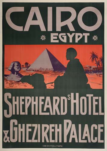 Cairo, Egypt, Shepheards Hotel, & Ghezireh Palace