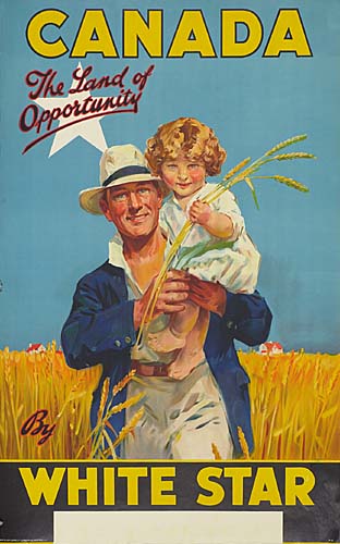 Canada, The Land Of, Opportunity, By White Star