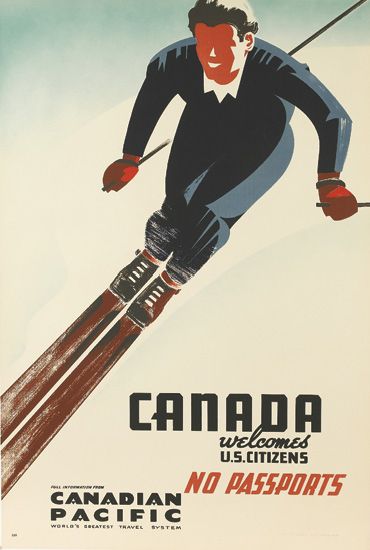 Canada, Welcomes, U.S.Citizens, No Passports, Canadian Pacific, World’s secatest Travel System