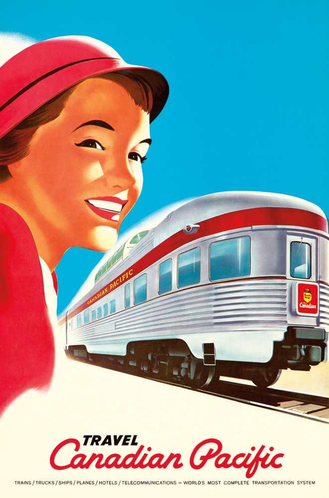 Travel, Canadian Pacific, Train/Trucks/Ships/Planes/Hotels/Telecommunications-World’s Most Complete Transportation System
