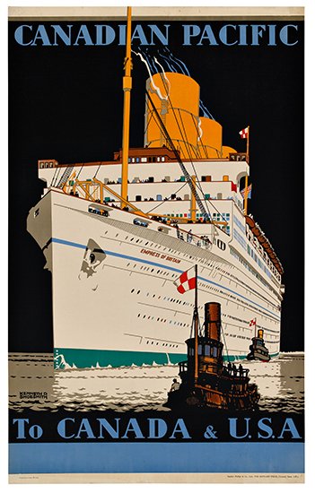 Canadian Pacific, To Canada & U.S.A.