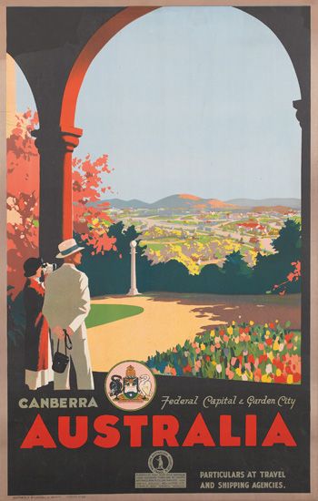 Canberra, Tederal Capital Garden City, Australia, Parrticulars At Travel And Shipping Agencies