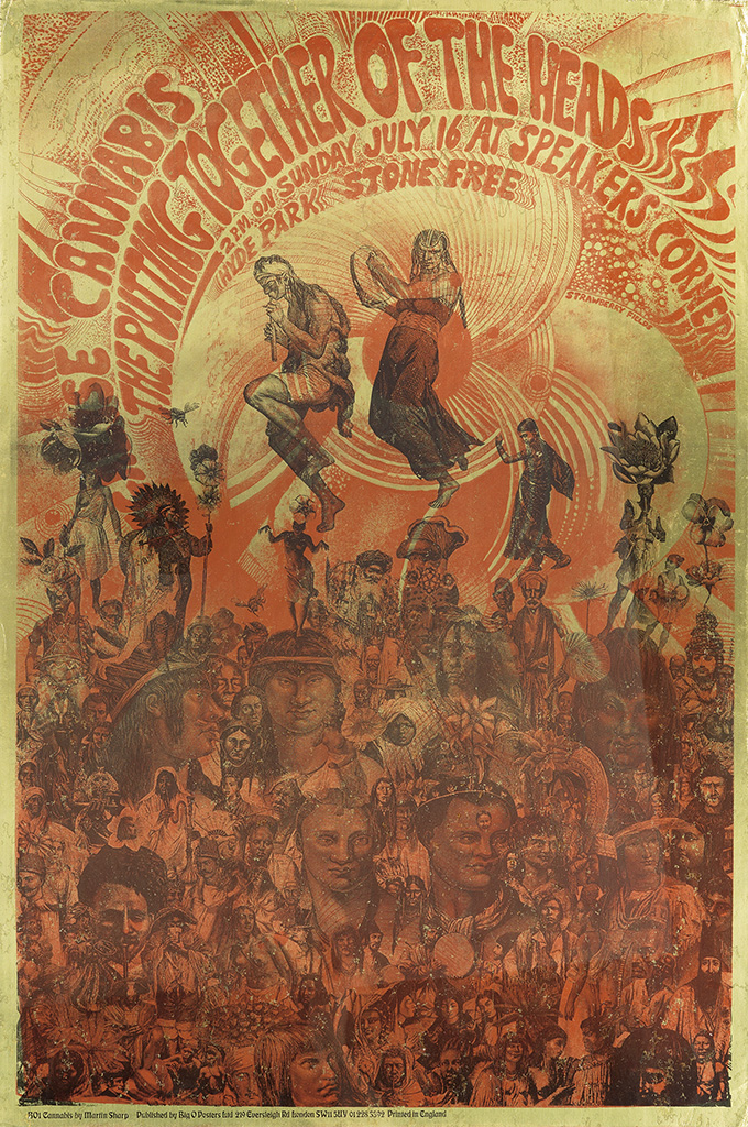 Cannabis, The Putting Together Of The Heads, 2 P.M On Sunday July 16 At Speakers Corner, Hyde Park Stone Free,