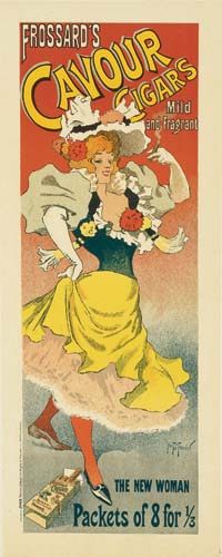 Frossard’s, Cavour, Cigars, Mild And Fragrant, The New Woman, Packets Of 8 For 1/3