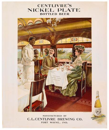 Centlivre’s Nickle Plate Bottled Beer, Manufactured By C.L. Centlivre Brewing Co, Fort Wayne. Ind