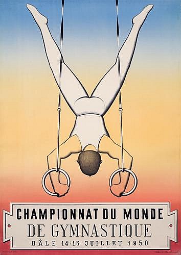 Championnat Du Monde, De Gymnastique, Bale 14-16 Juillet 1950,