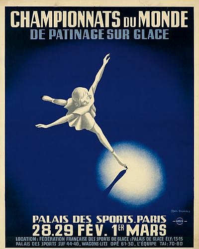 Championnats Du Monde, De Patinage Sur Glace, Palais Des Sports.Paris, 28.29 Fev. 1er Mars, Location: Federation Francaise Des Sports De Glace Ely:13.15, Palais Des Sports Suf 44 40, Wagons.Lits Ope 61.30, L’Equipe Tai:70.80