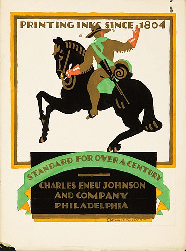 Printing Inks Since 1804, Standard For Over A Century, Charles Eneu Johnson And Company Philadelphi.