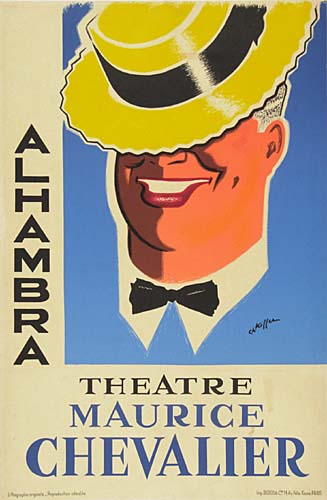 Alhambra Theatre Maurice Chevalier 